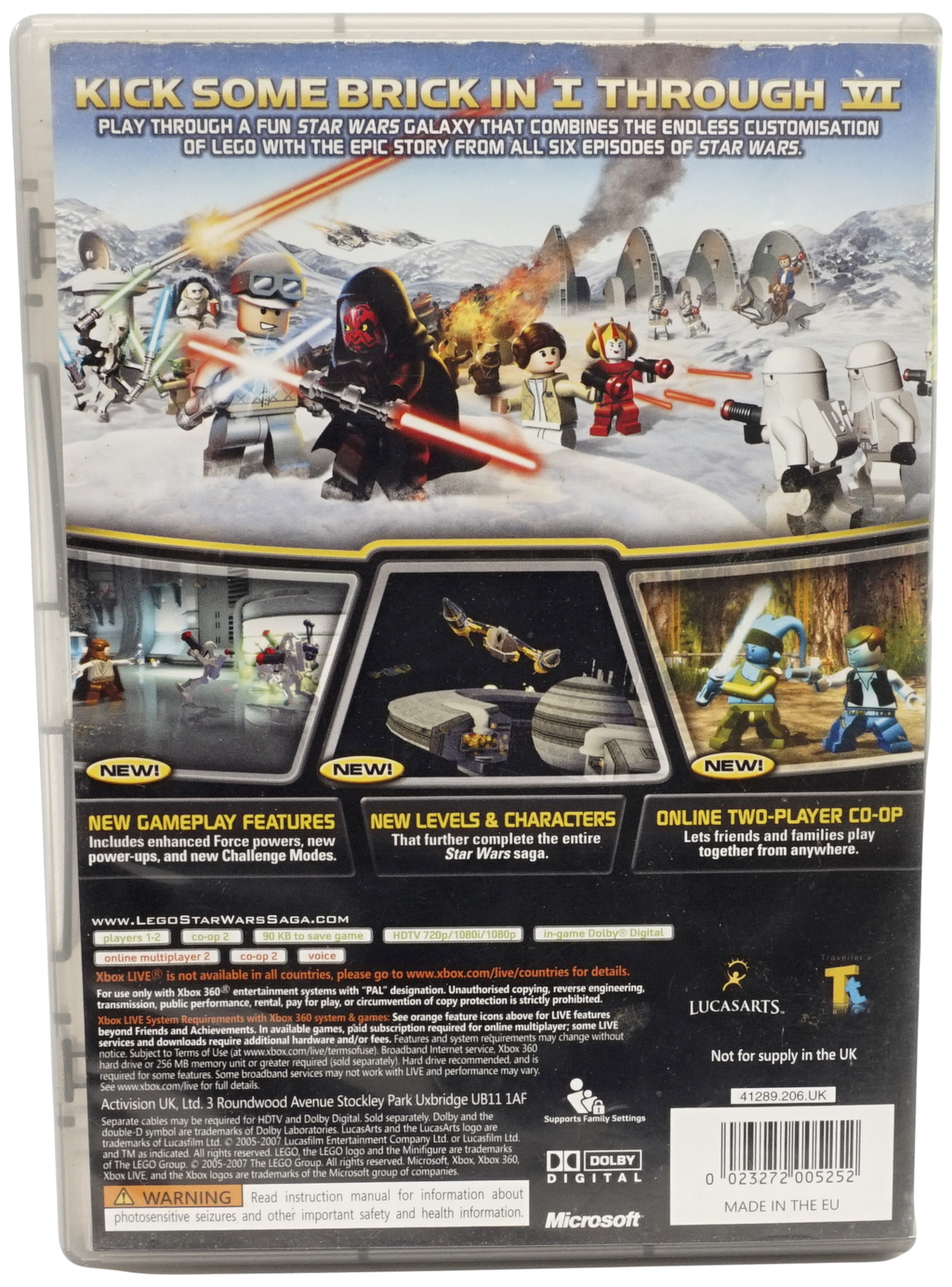 Lego Star Wars : The Complete Saga (Classics) (Xbox 360)
