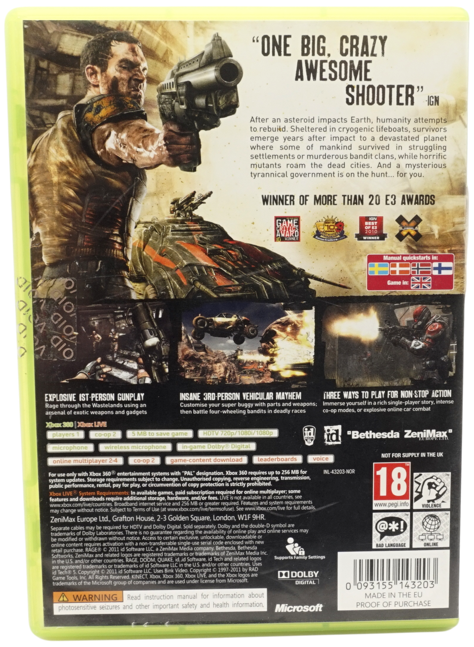 Rage Anarchy Edition (Xbox 360)