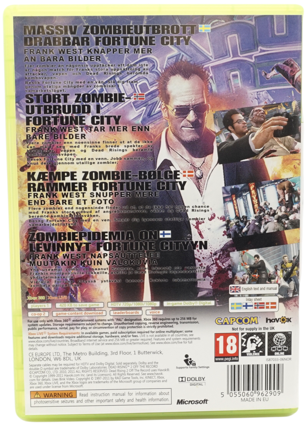 Dead Rising 2 : Off the Record (Xbox 360)