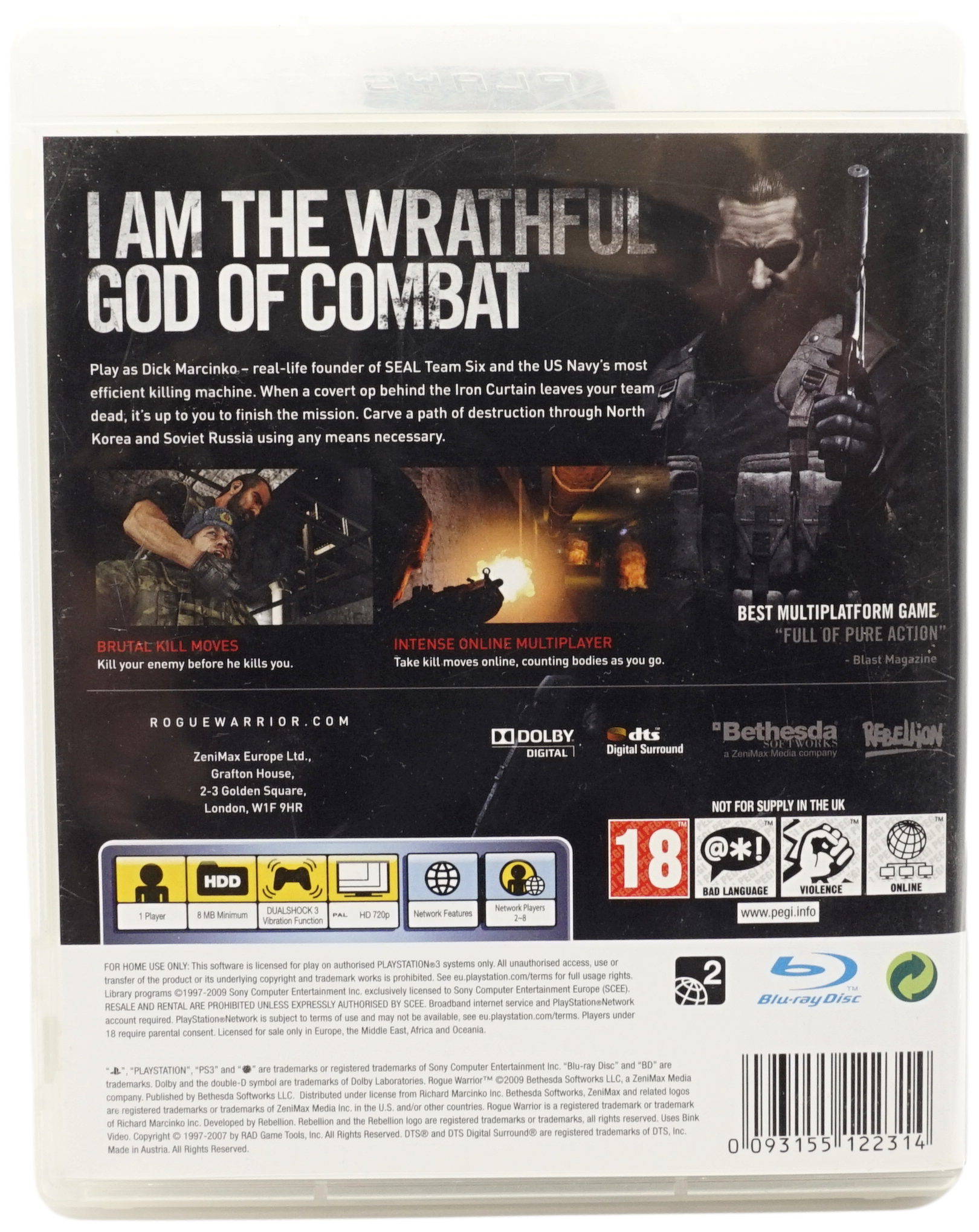Rogue Warrior (PS3)
