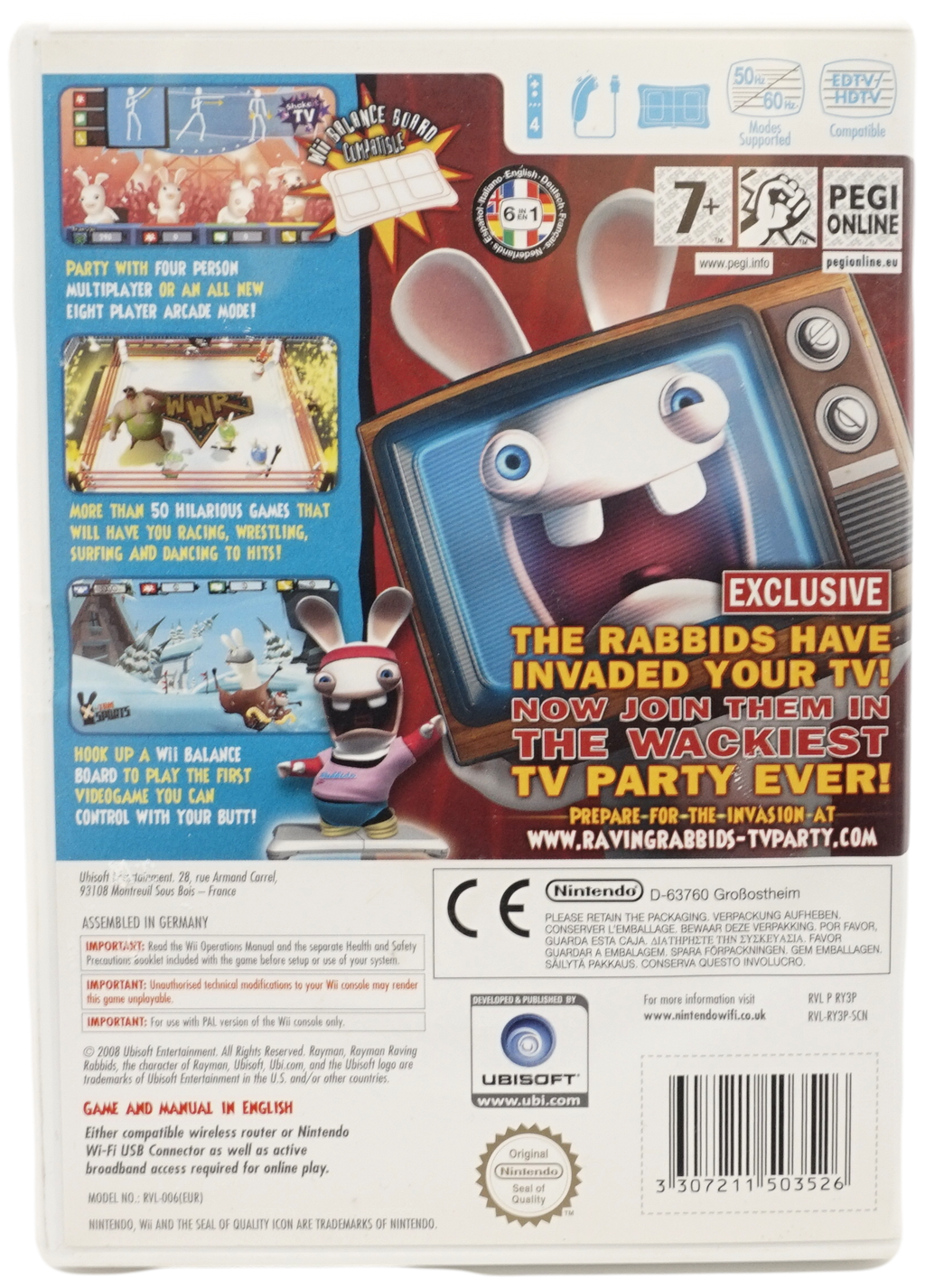 Rayman Raving Rabbids TV Party (Wii)