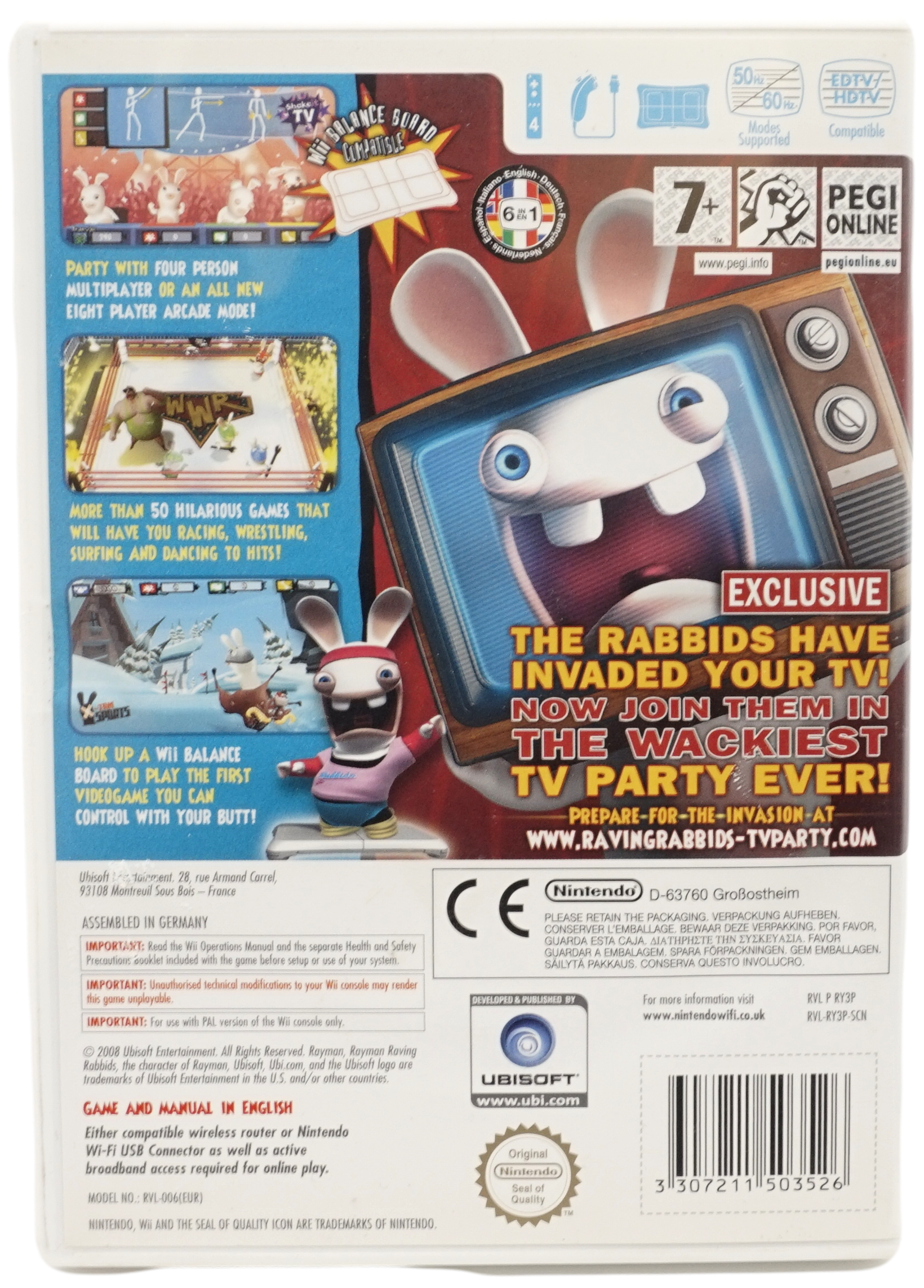 Rayman Raving Rabbids TV Party (Wii)