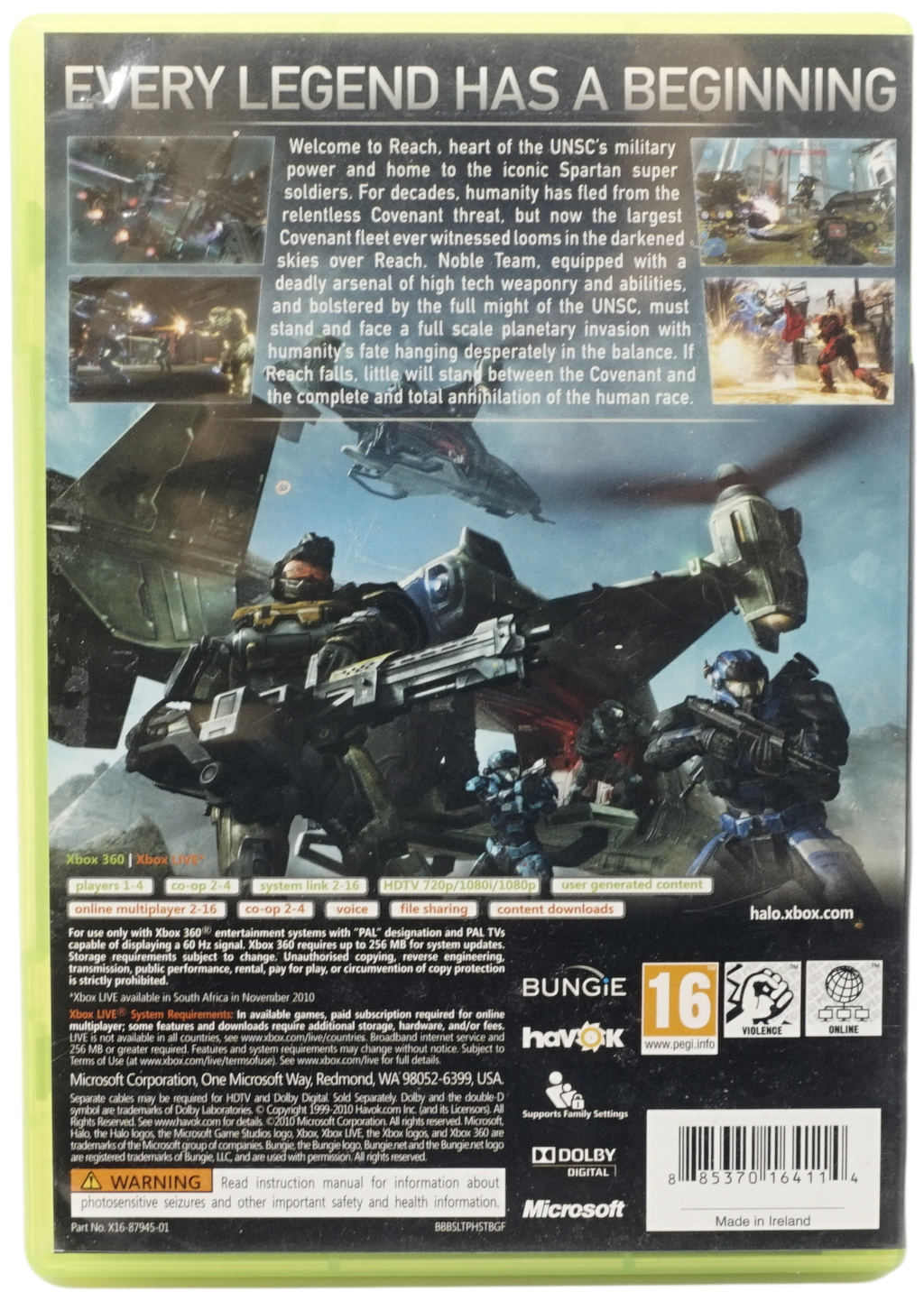 Halo : Reach (Xbox 360)