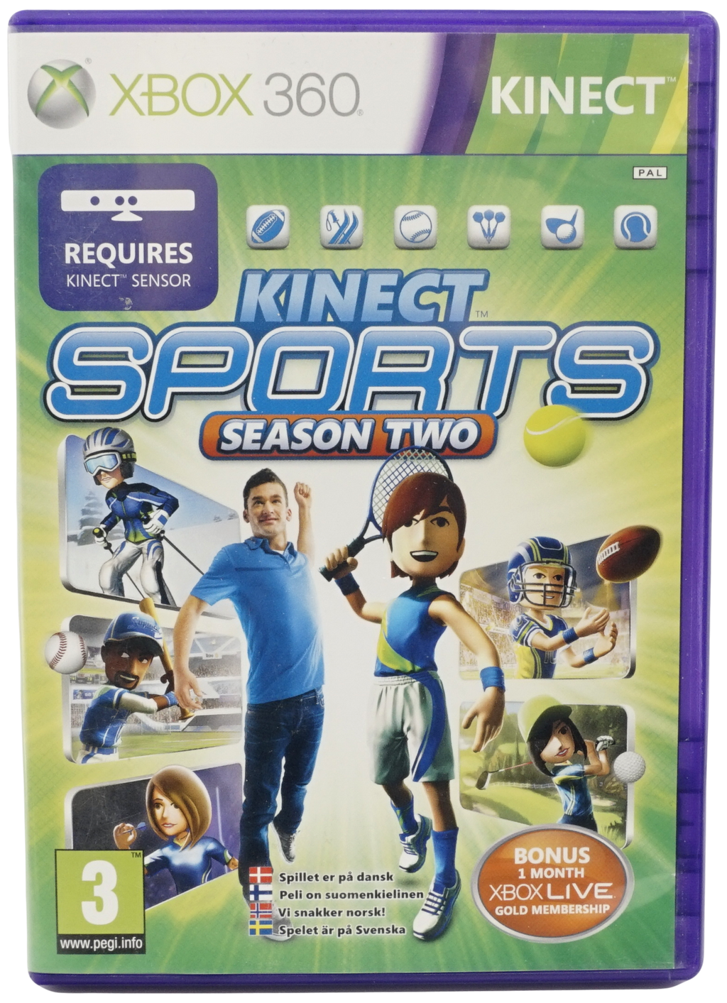 Kinect Sports : Season Two (Xbox 360)