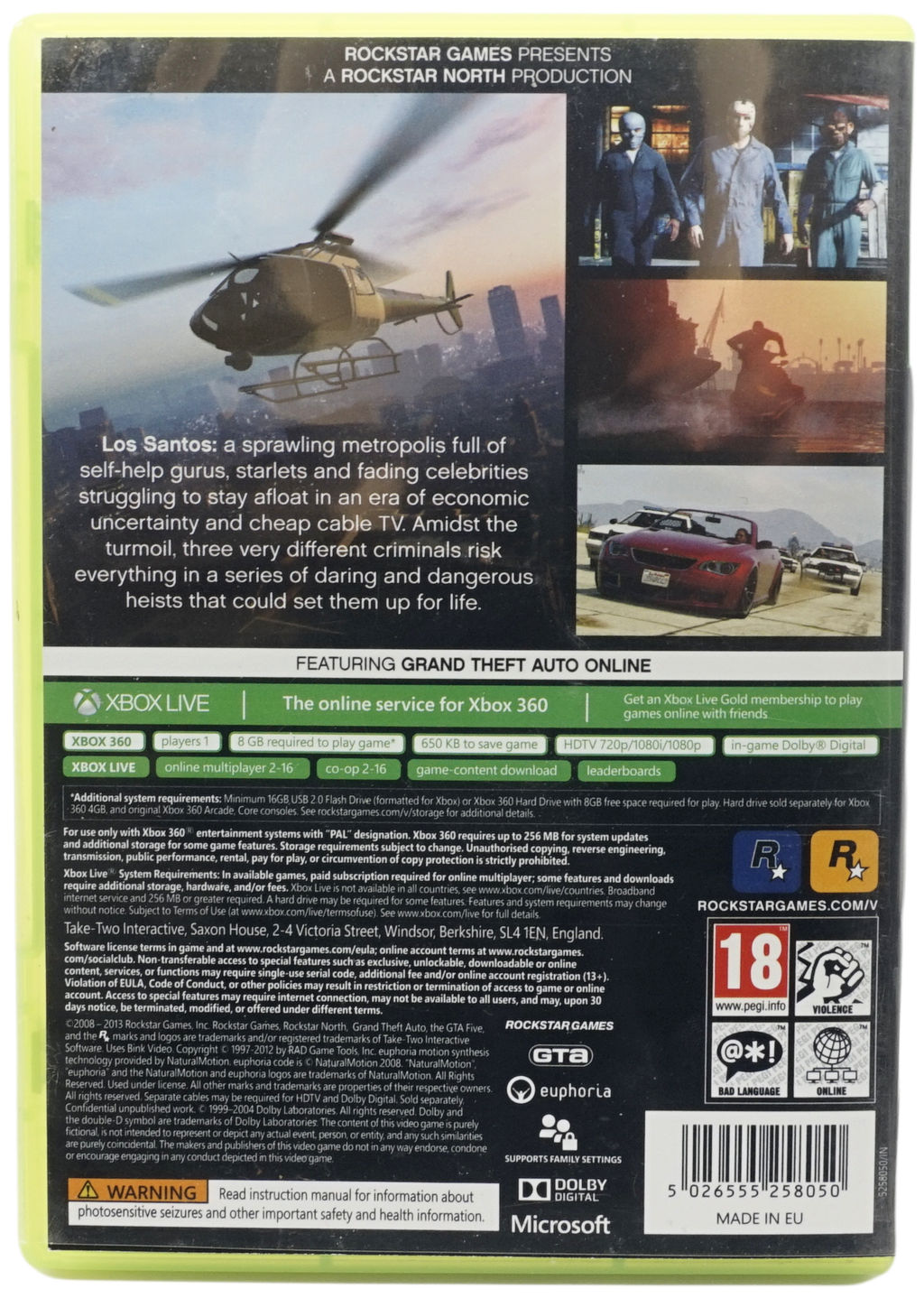Grand Theft Auto V (Xbox 360)