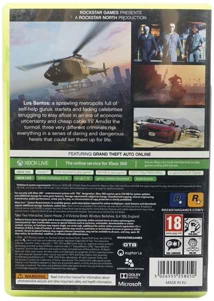 Grand Theft Auto V (Xbox 360)
