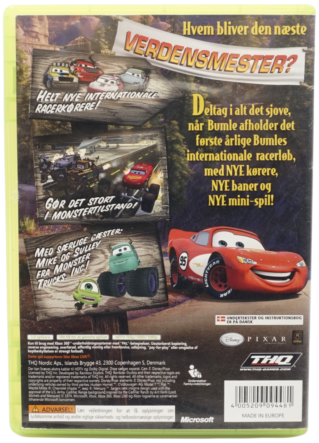 Disney Pixar Biler : Bumles Internationale Racerløb (Xbox 360)