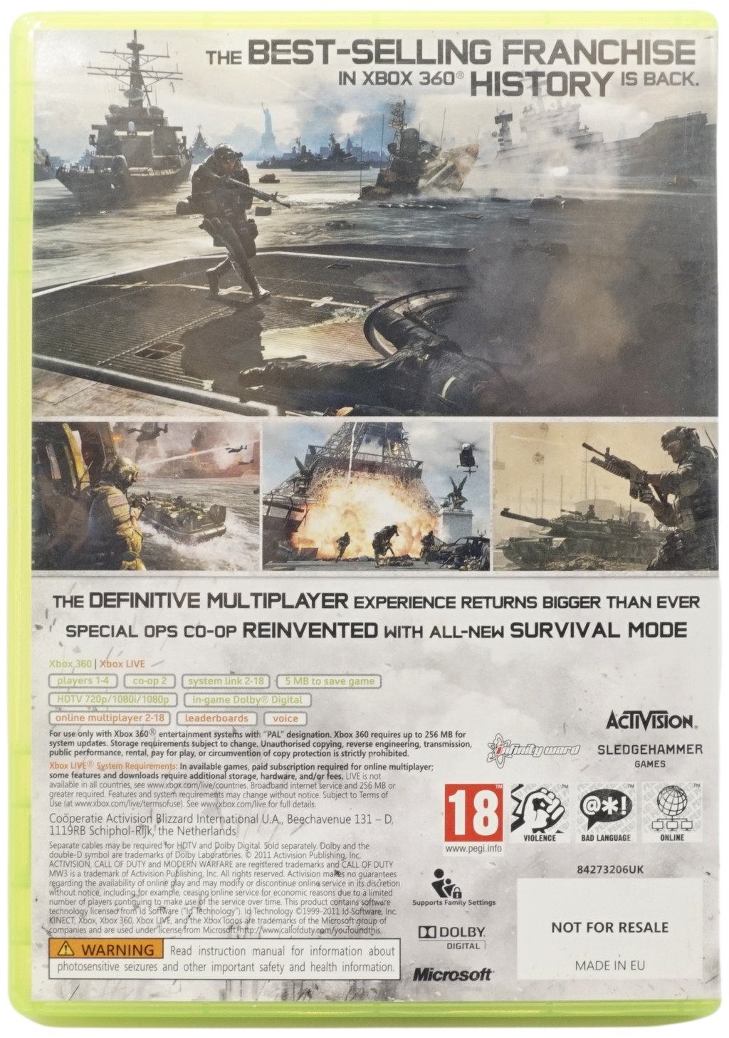 Call of Duty : Modern Warfare 3 (Xbox 360)