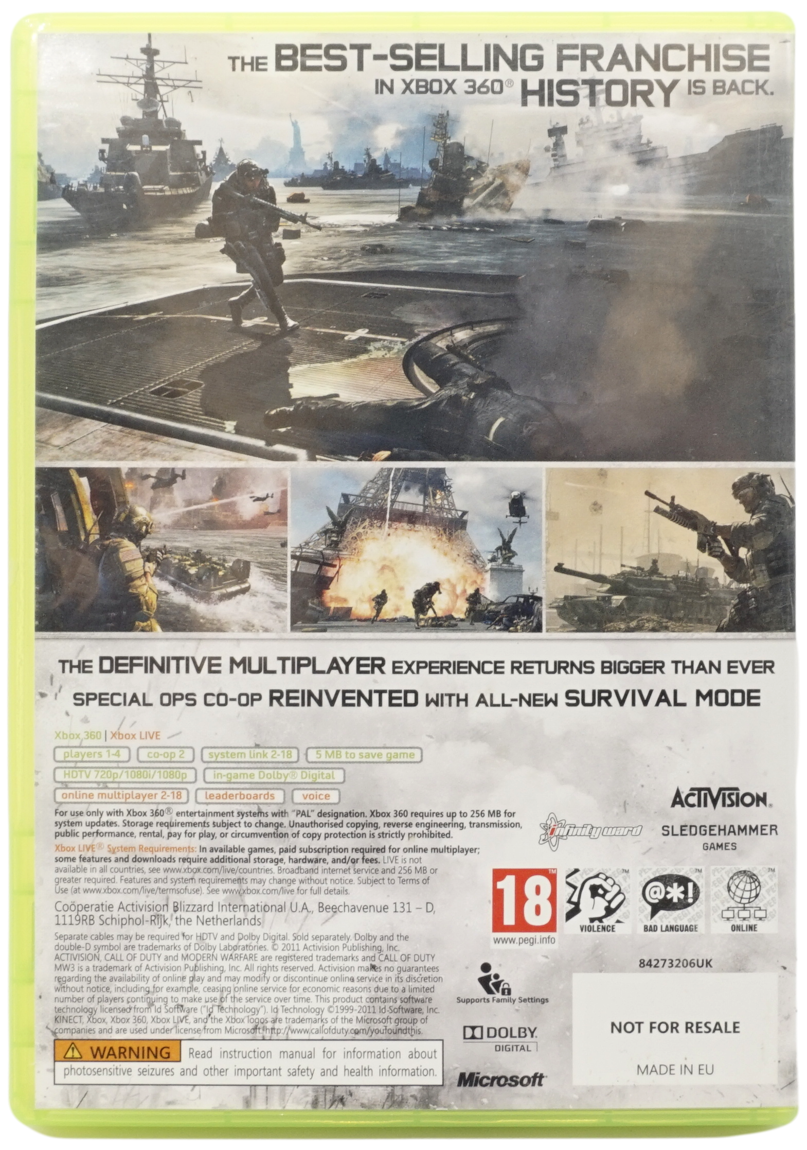 Call of Duty : Modern Warfare 3 (Xbox 360)