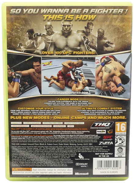 UFC 2010 Undisputed (Xbox 360)