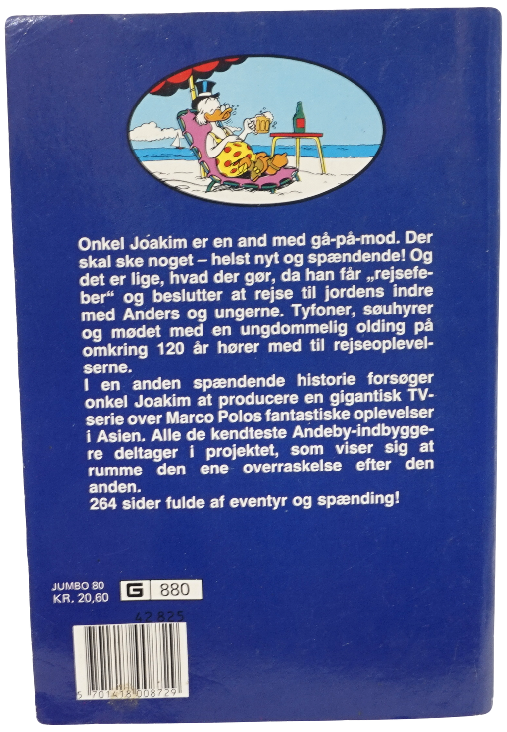 Jumbobog nr. 80 - Onkel Joakim Har Rejsefeber (Udgivet 1987)