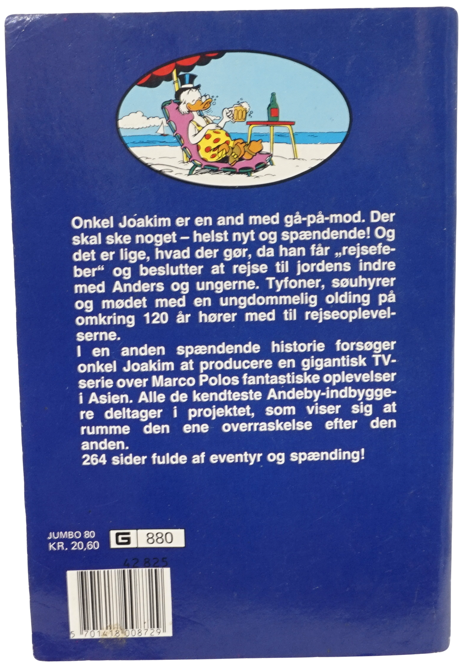 Jumbobog nr. 80 - Onkel Joakim Har Rejsefeber (Udgivet 1987)