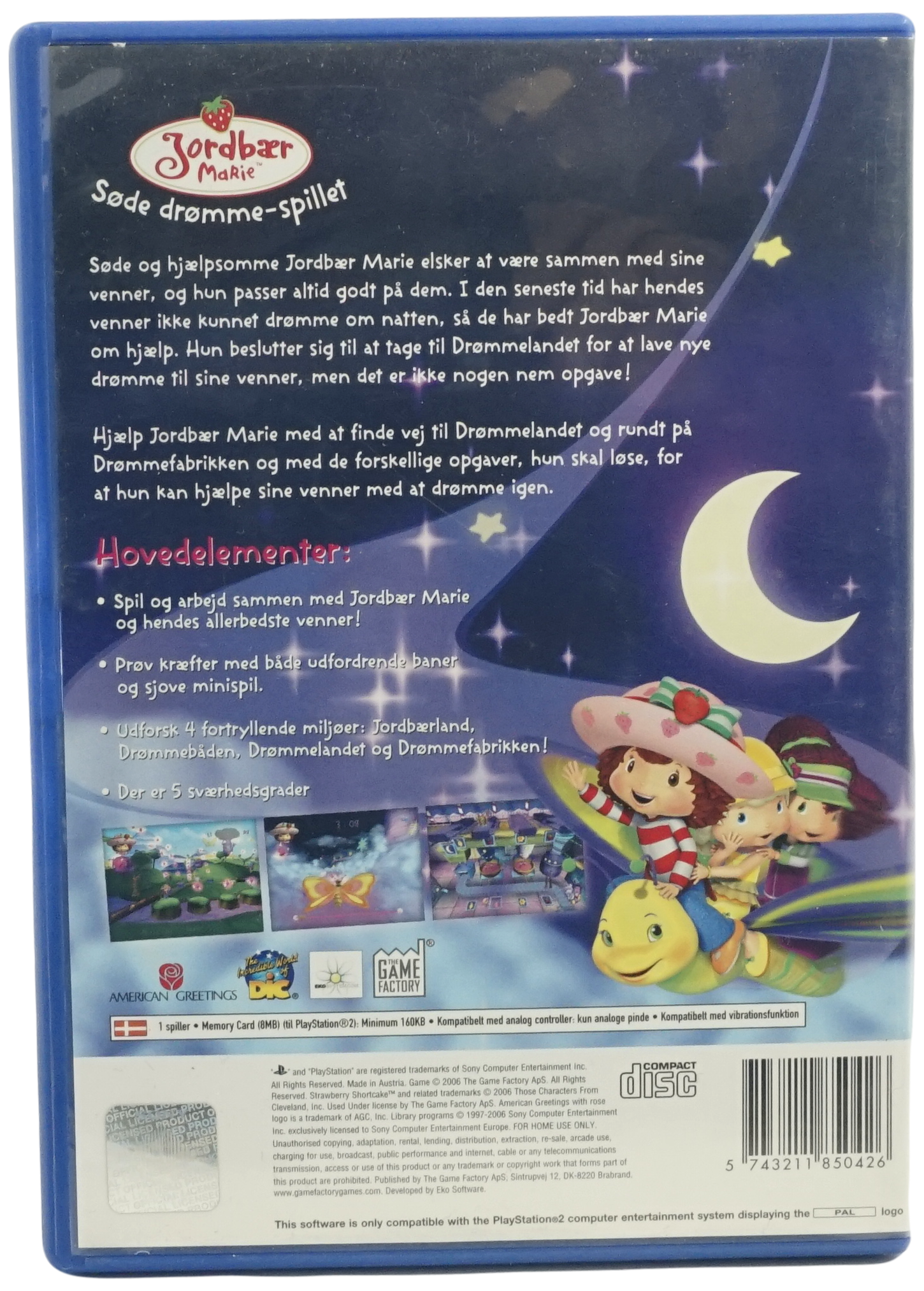 Jordbær Marie Søde drømme-spillet (PS2)