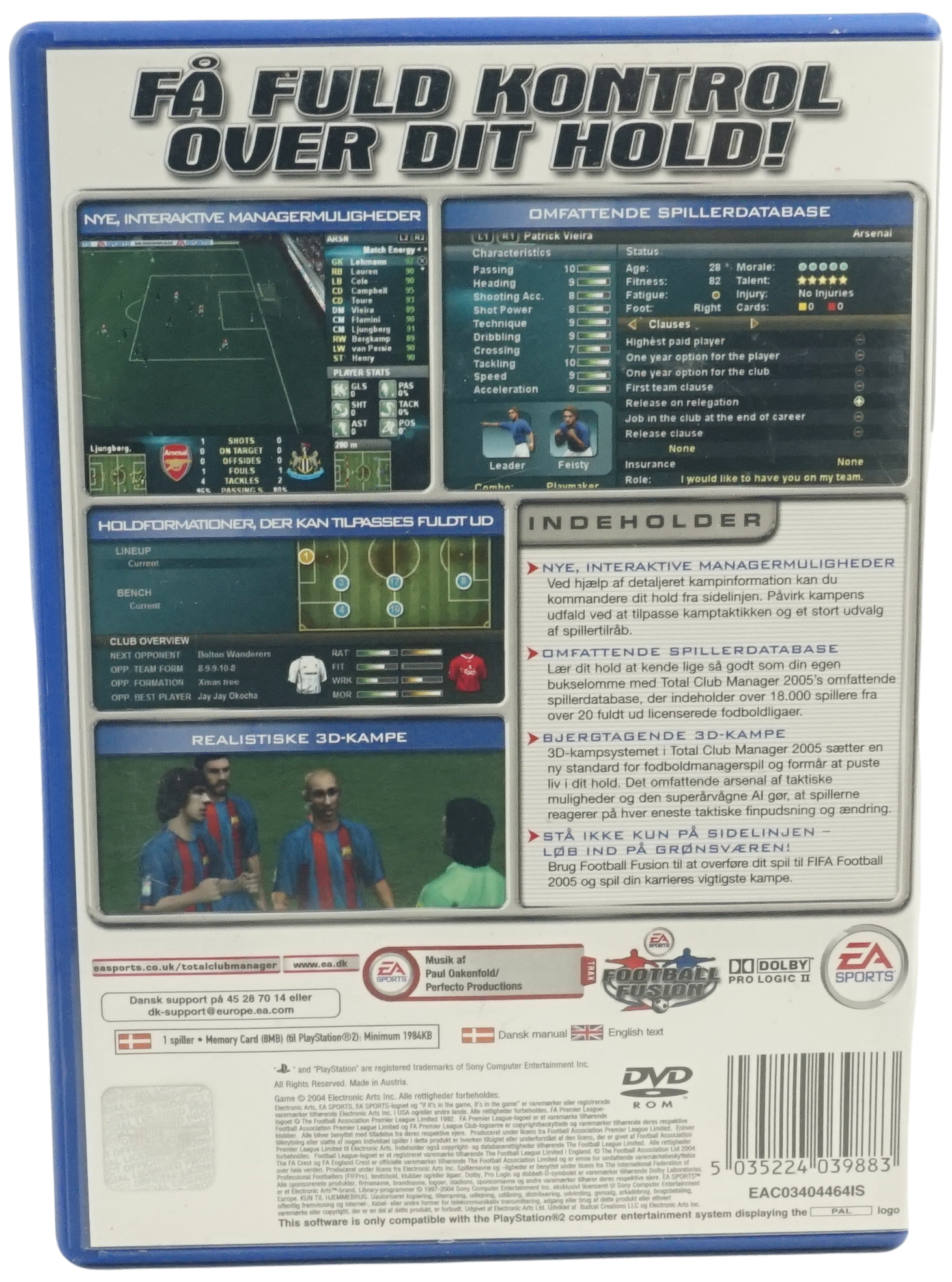 Total Club Manager 2005 (PS2)