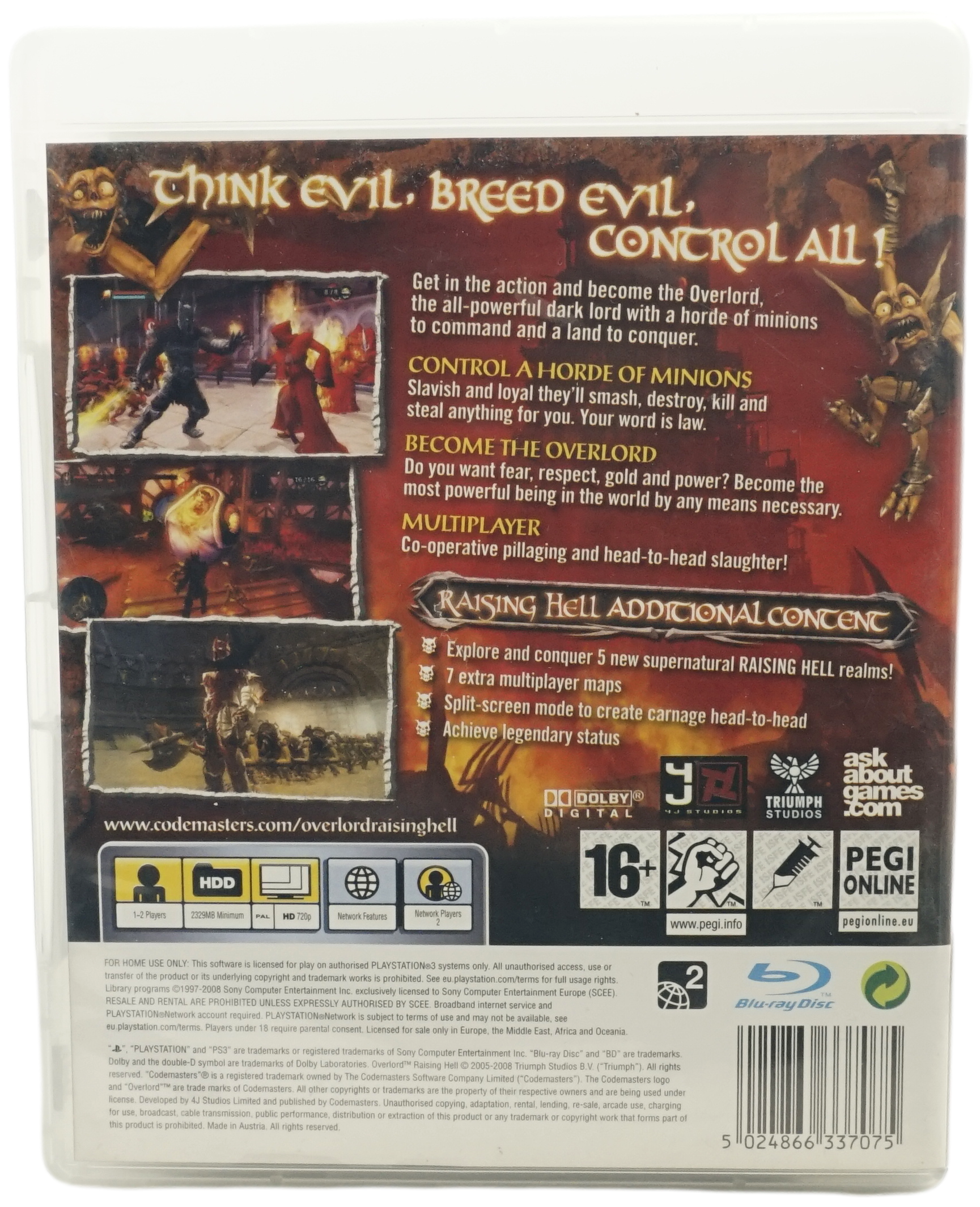 Overlord: Raising Hell (PS3)