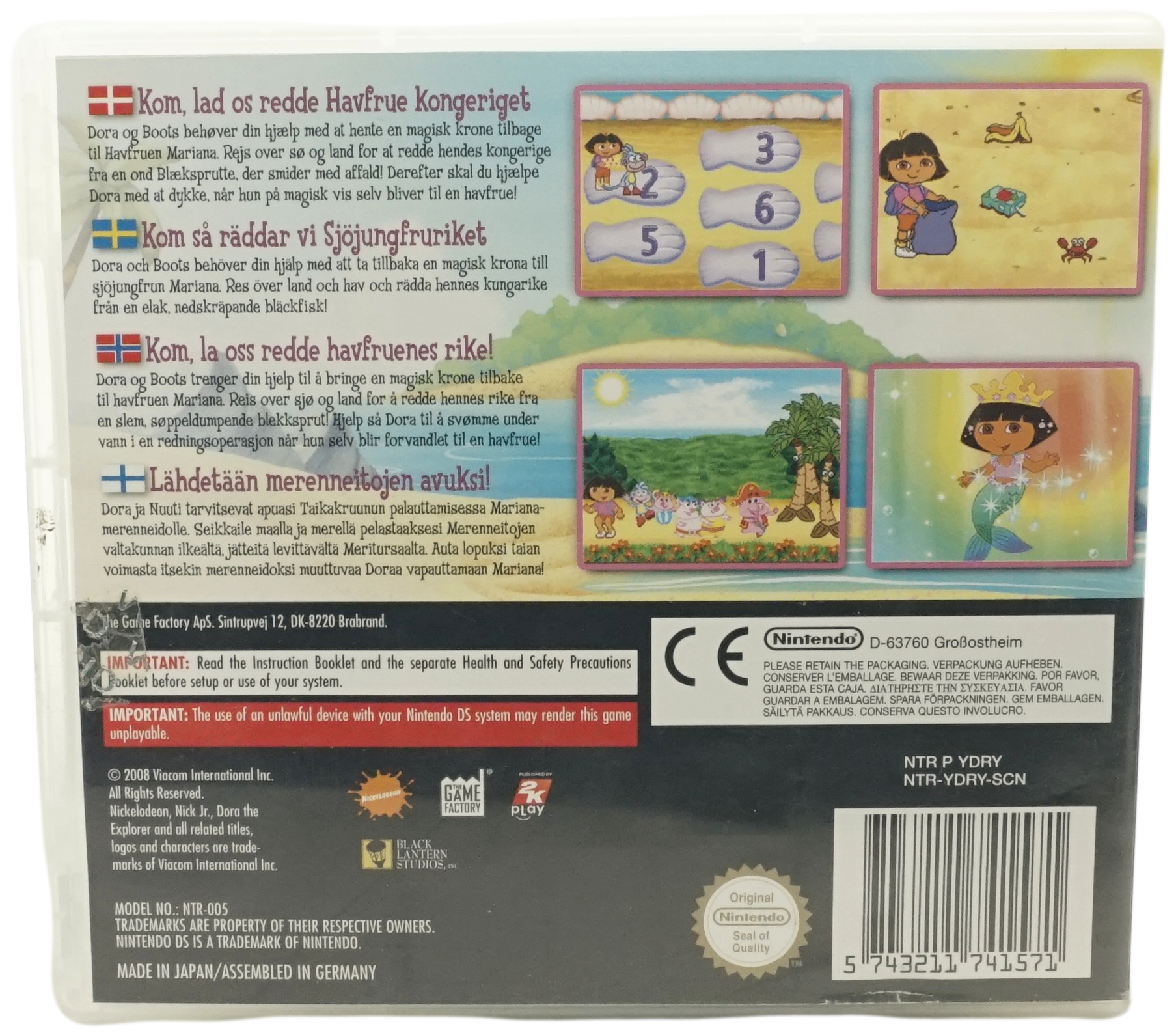 Dora the Explorer: Dora Saves the Mermaids (DS)