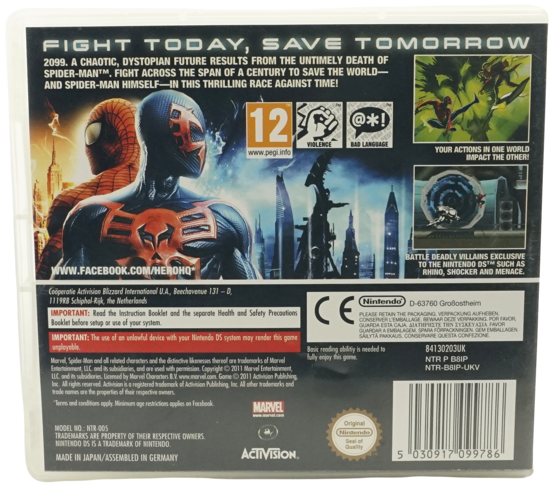 Spider-Man: Edge of Time (DS)