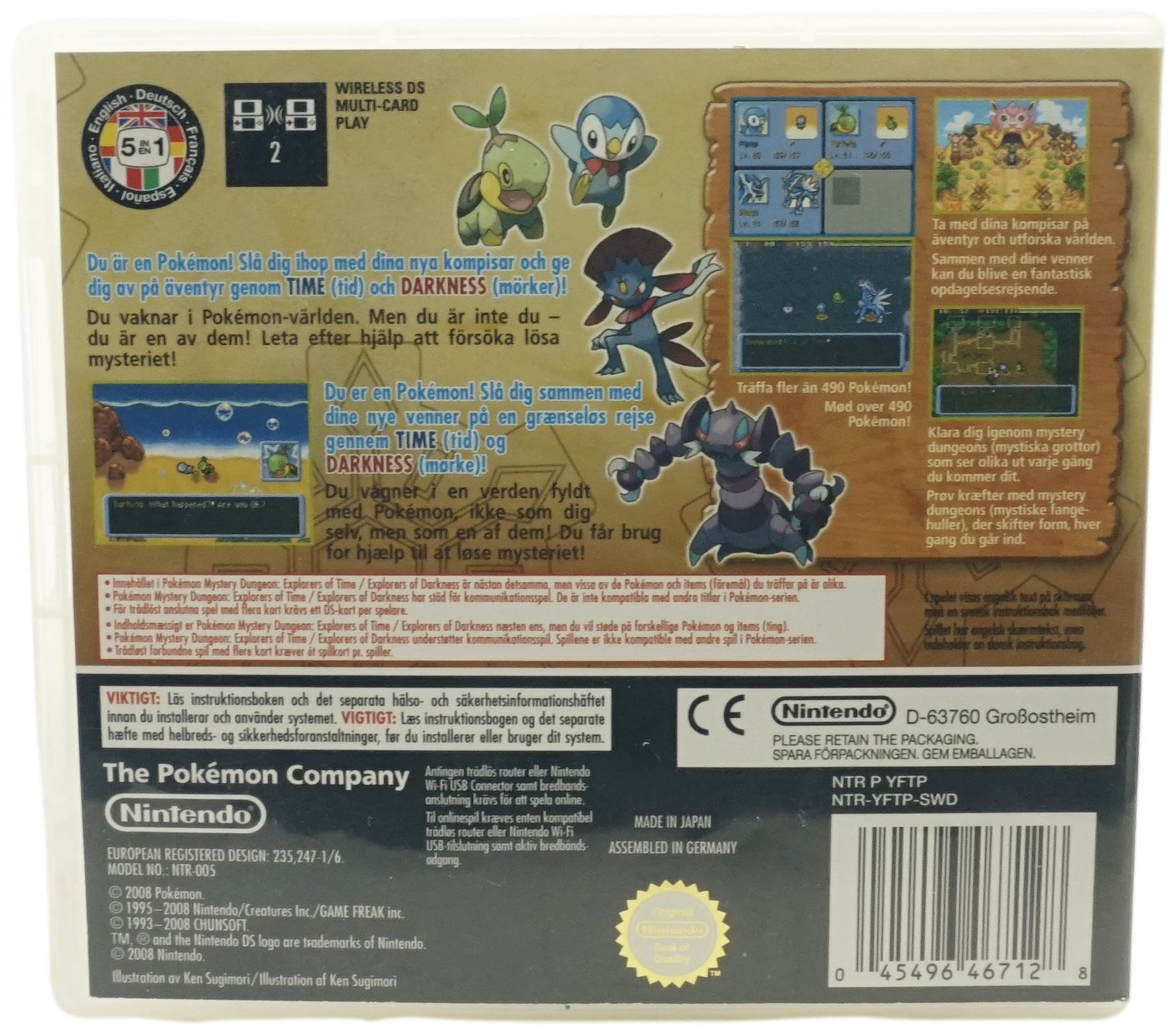 Pokémon Mystery Dungeon: Explorers of Time (DS)