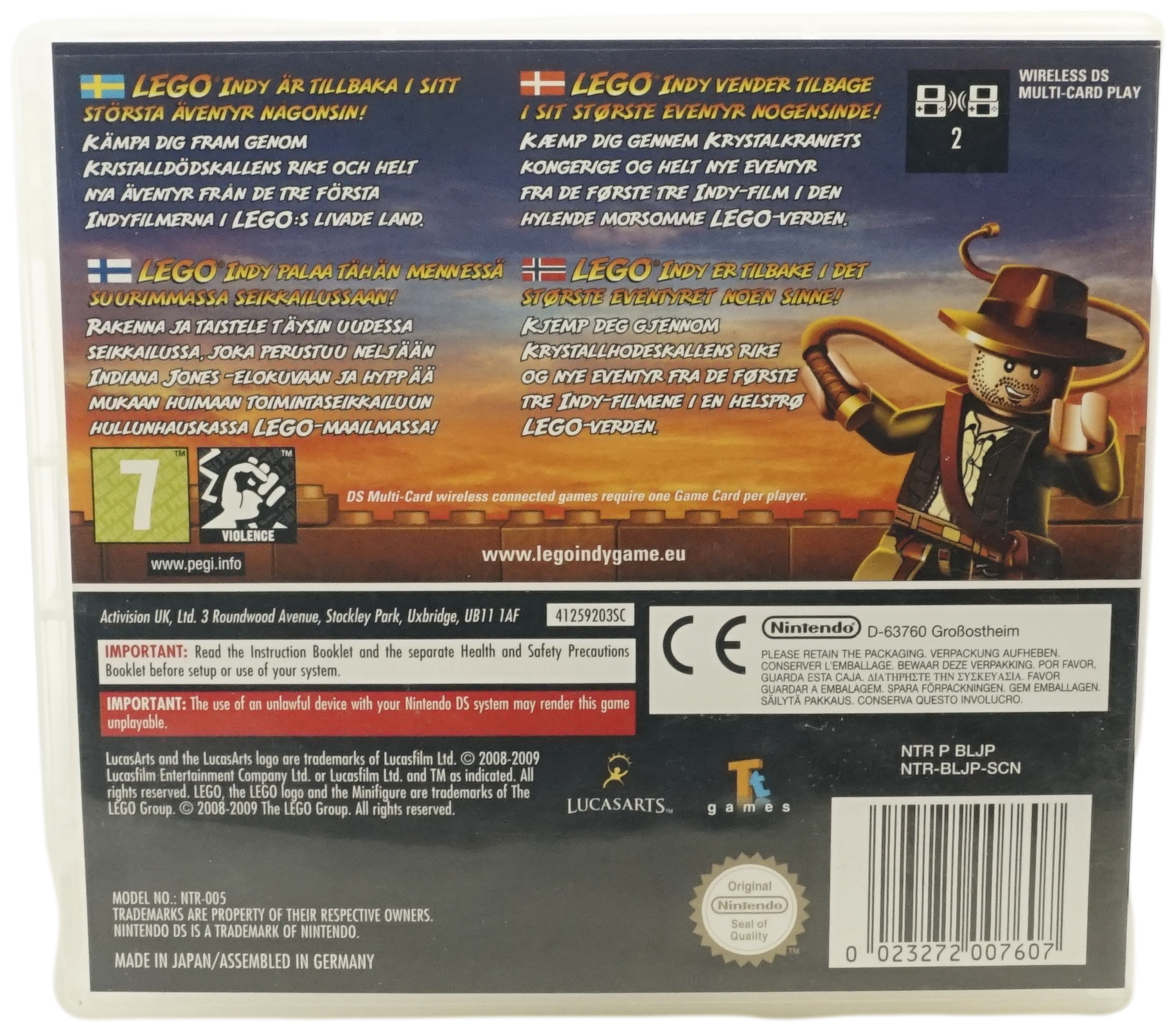 LEGO Indiana Jones 2: The Adventure Continues (DS)