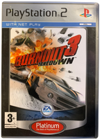 Burnout 3: Takedown (PS2) – Platinum forside