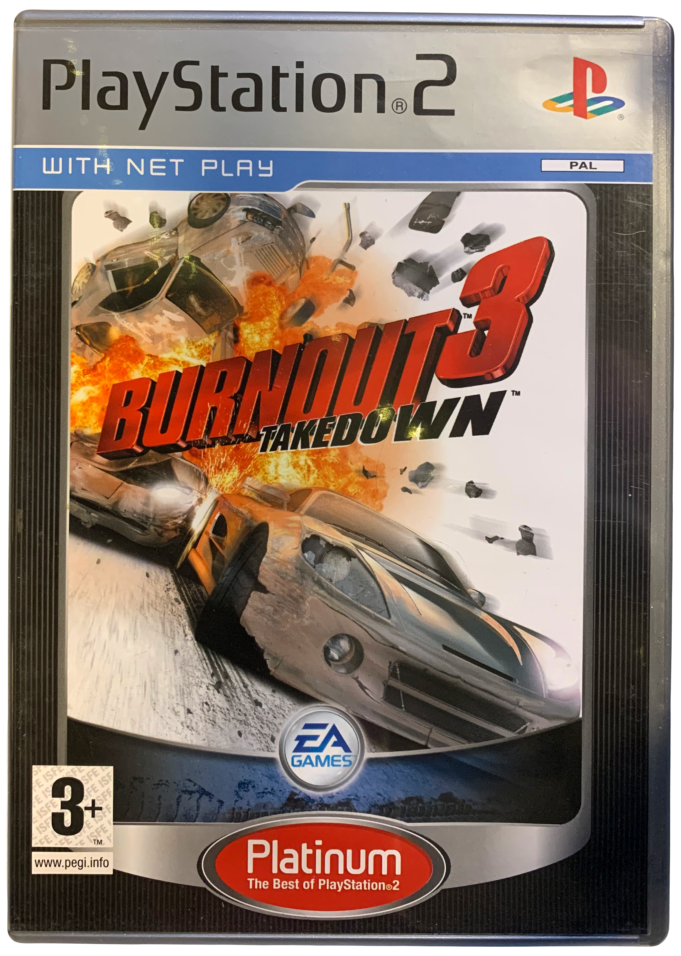 Burnout 3: Takedown (PS2) – Platinum forside
