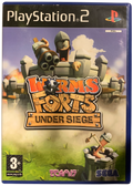 Worms Forts: Under Siege PS2 forside