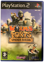 Worms Forts: Under Siege PS2 forside