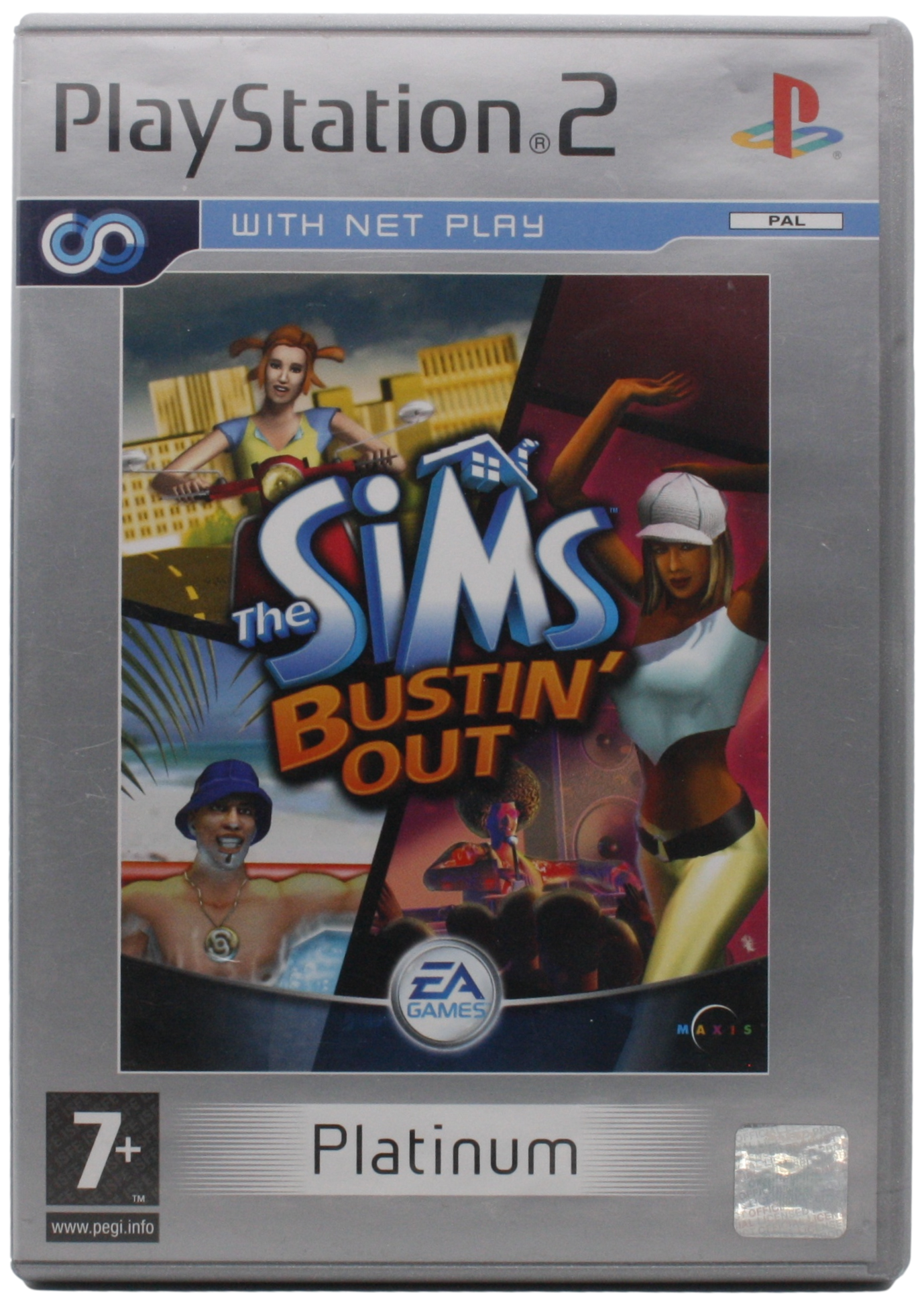 The Sims : Bustin Out (Uden Manual) (Platinum) (PS2)