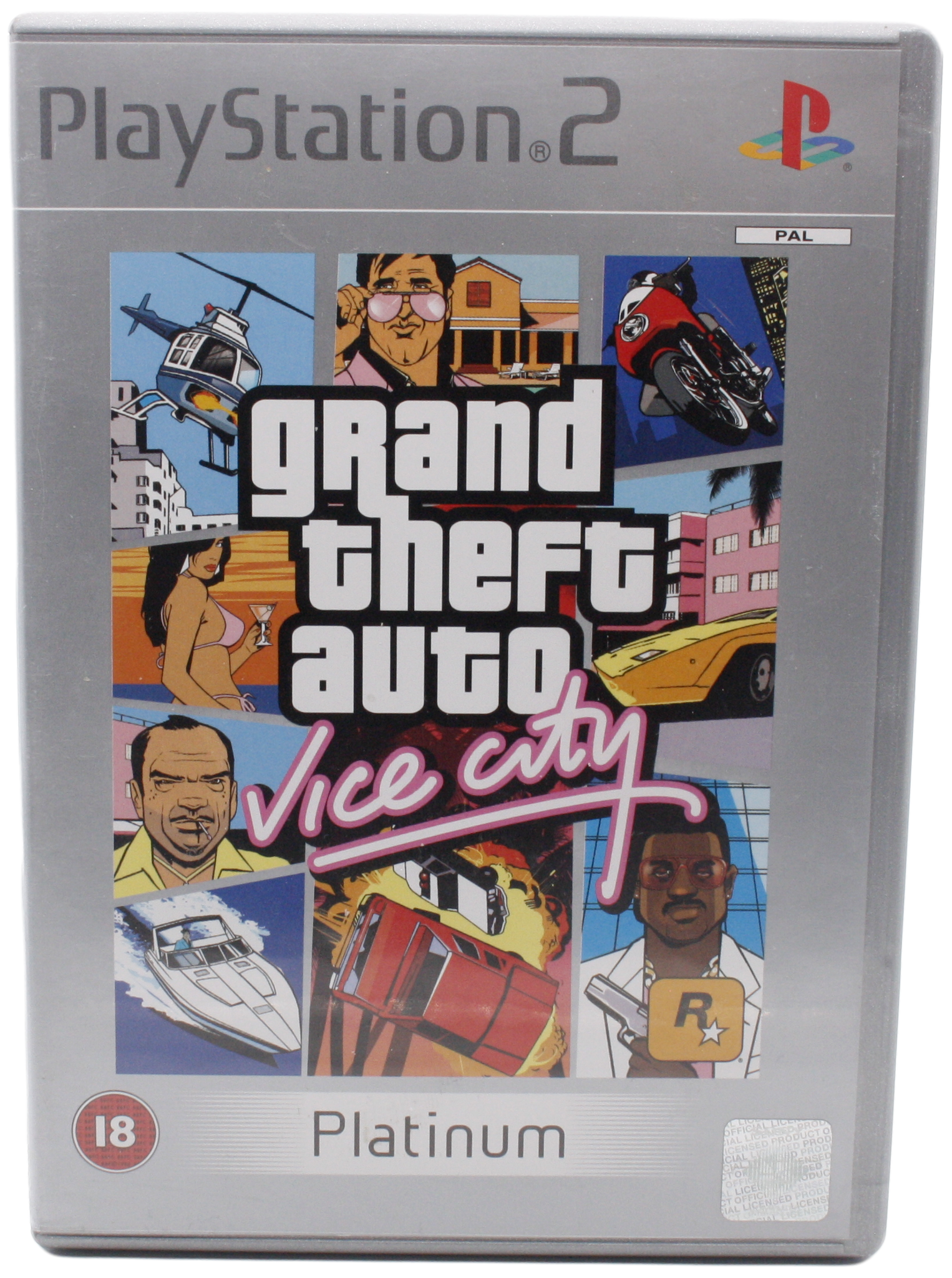 Grand Theft Auto : Vice City (Uden Manual) (Platinum) (PS2)