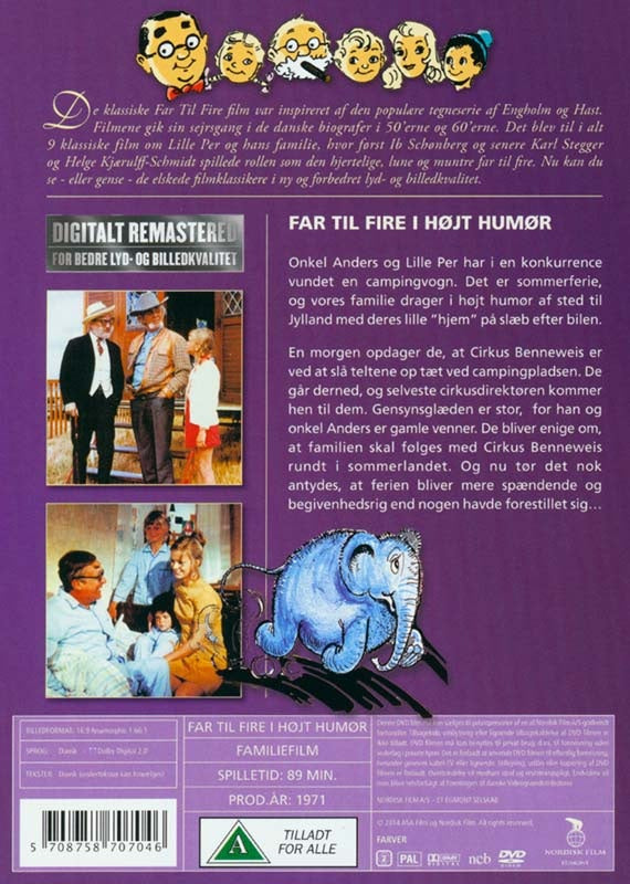 Far til fire i højt humør (DVD)