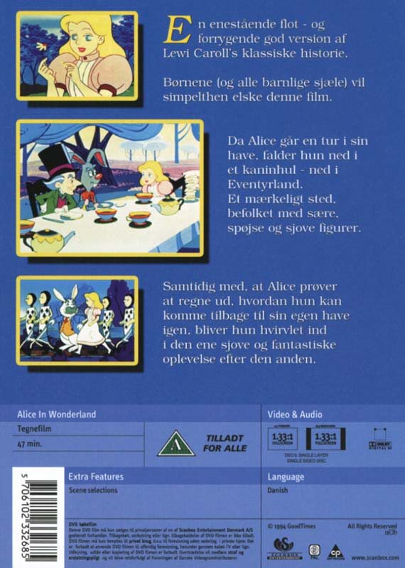 Alice I Eventyrland (DVD)
