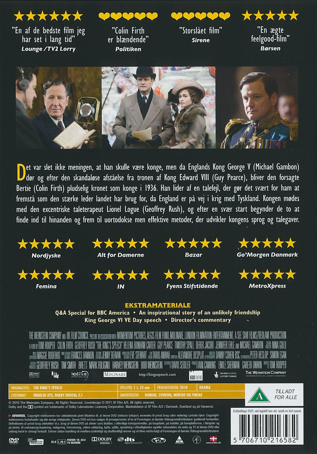 Kongens Store Tale (DVD)