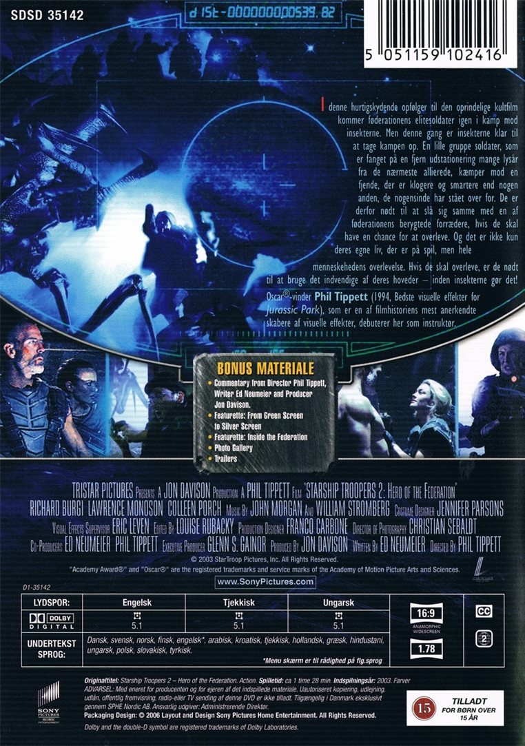 Starship Troopers 2: Hero Of The Federation (DVD)