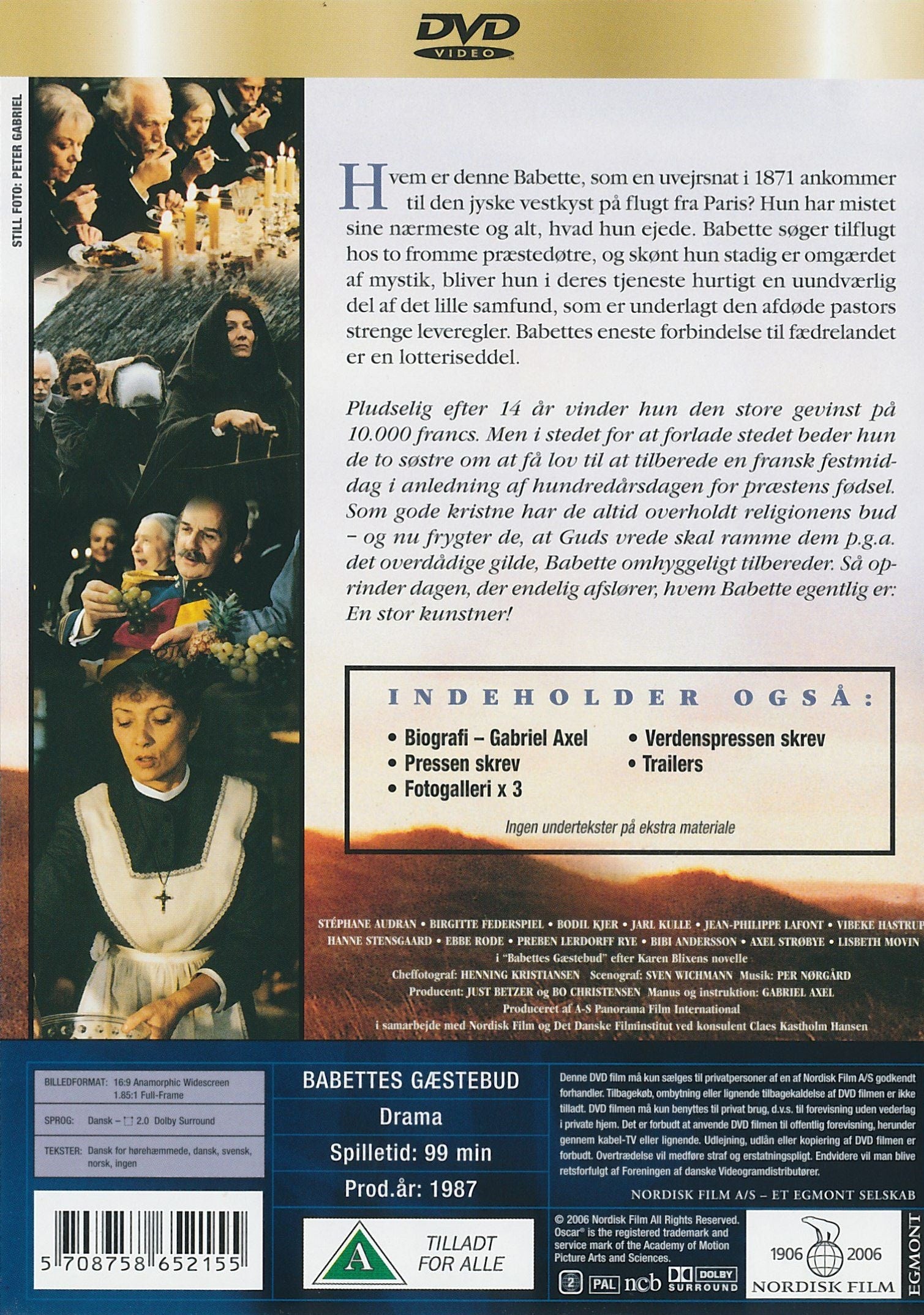 Babettes Gæstebud (DVD)