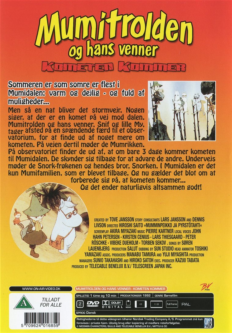 Mumitrolden og hans venner - Kometen kommer (DVD)