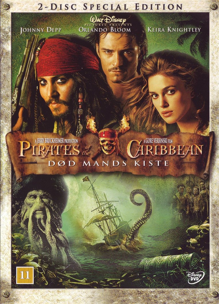 Pirates of the Caribbean: Død Mands Kiste (DVD)