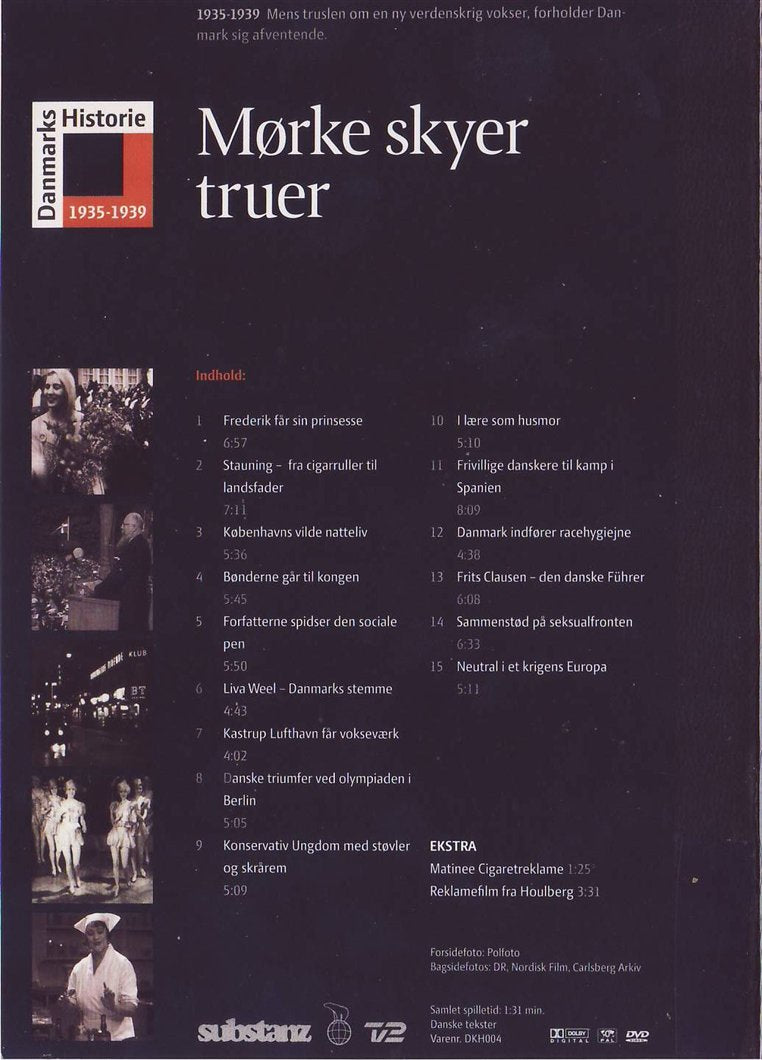 Danmarks Historie 4 (1935-1939): Mørke skyer truer (DVD)