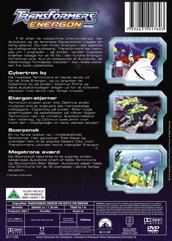 Transformers Energon: The Battle for Energon (DVD)