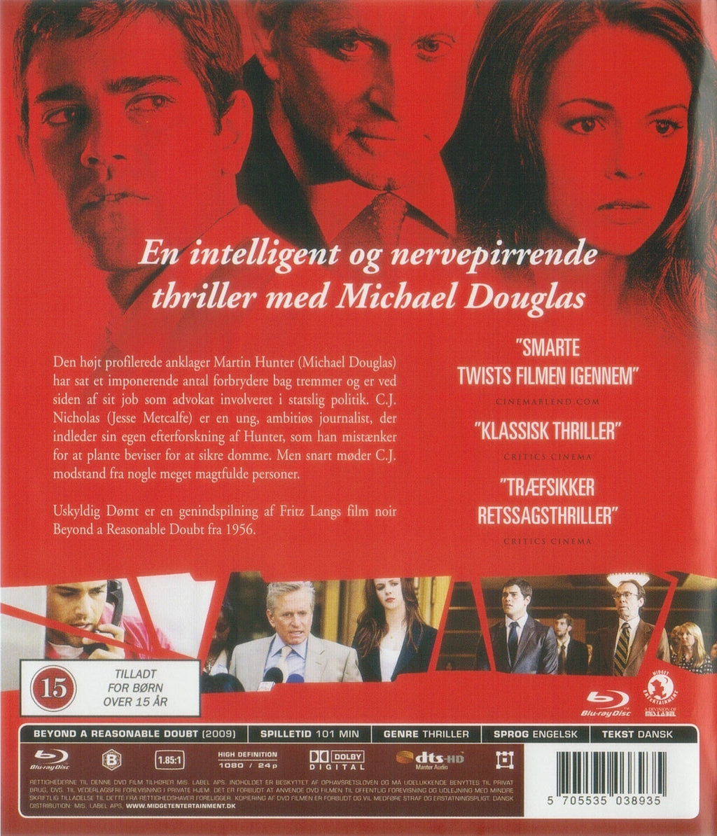 Uskyldig dømt (Blu-ray)