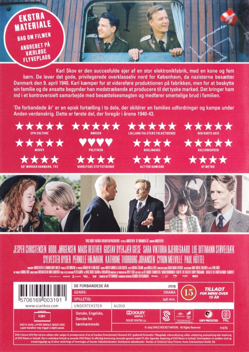 De forbandede år (DVD)