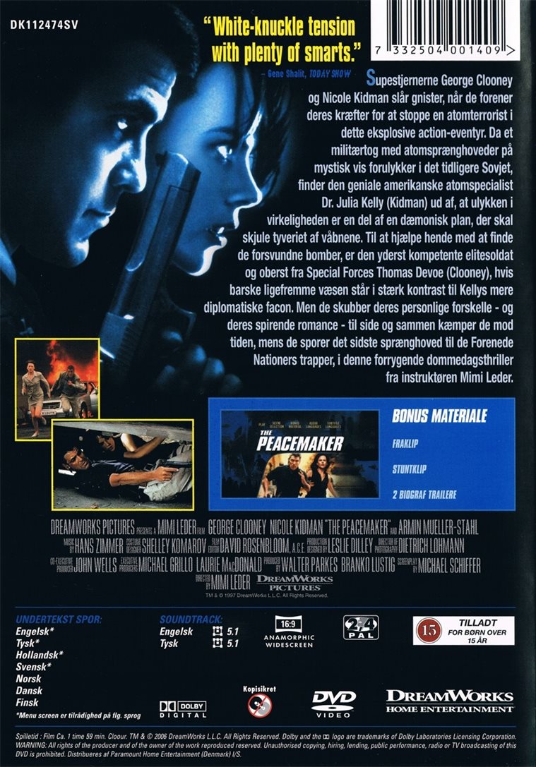 Peacemaker, The (DVD)