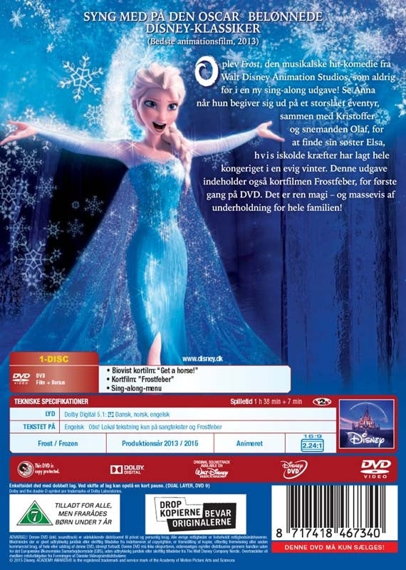 Frost: Sing-Along Udgave (DVD)