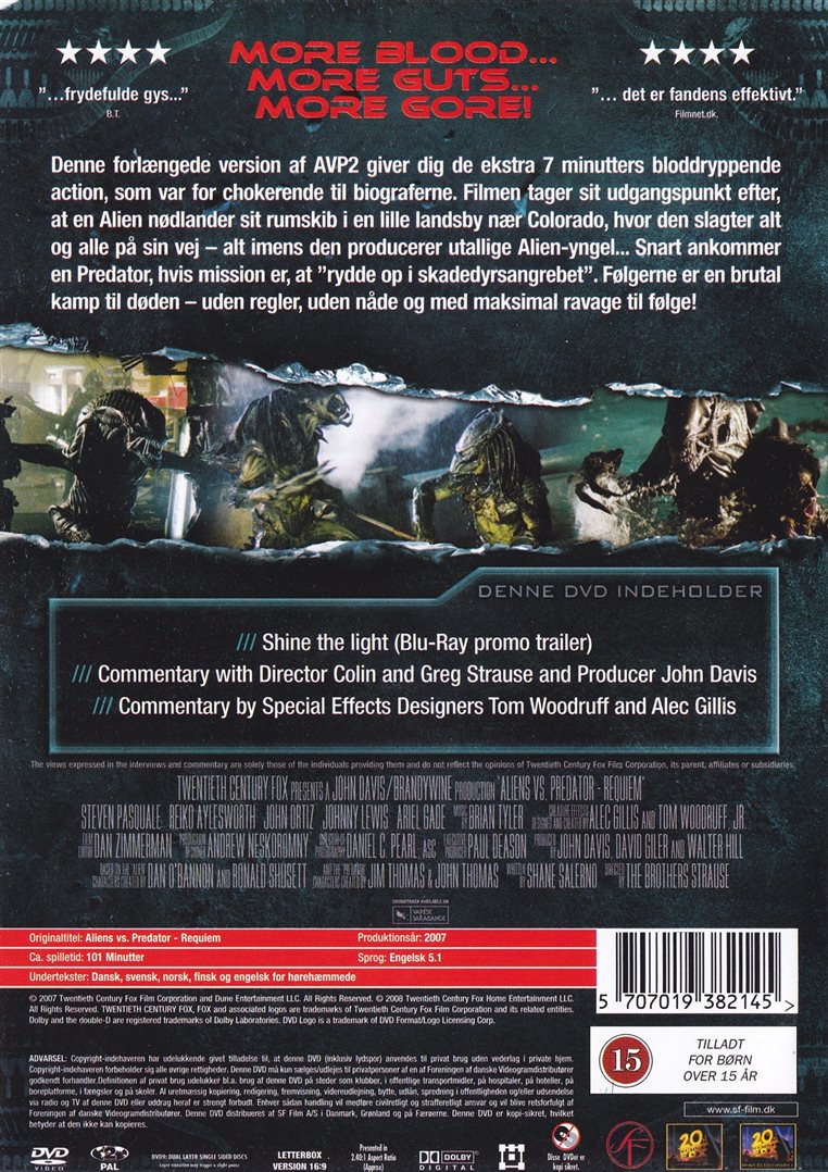 Alien Vs Predator 2: Extended Combat Edition (DVD)