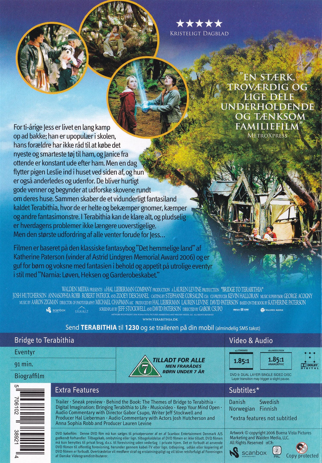 Terabithia - Et hemmeligt land (DVD)