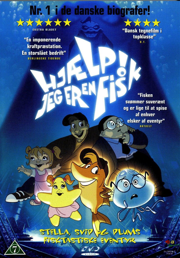 Hjælp, jeg er en fisk (DVD)
