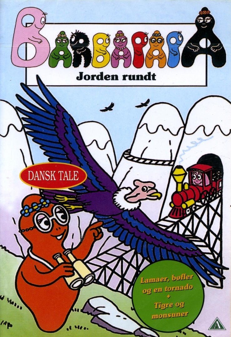 Barbapapa - Jorden Rundt - Blandt Lamaer, bøfler og en tornado, tigre og monsuner (DVD)