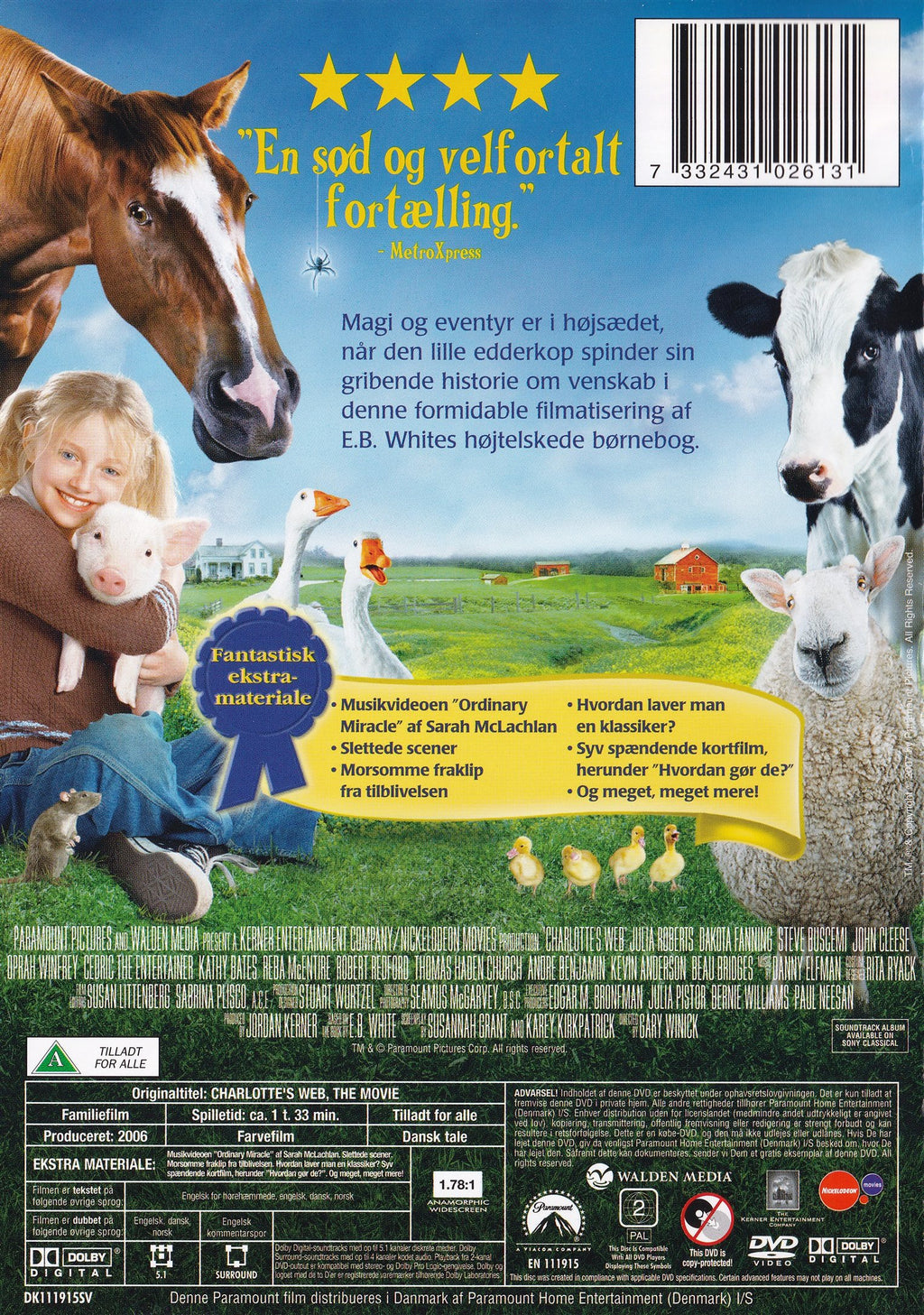 Charlottes Tryllespind (DVD)