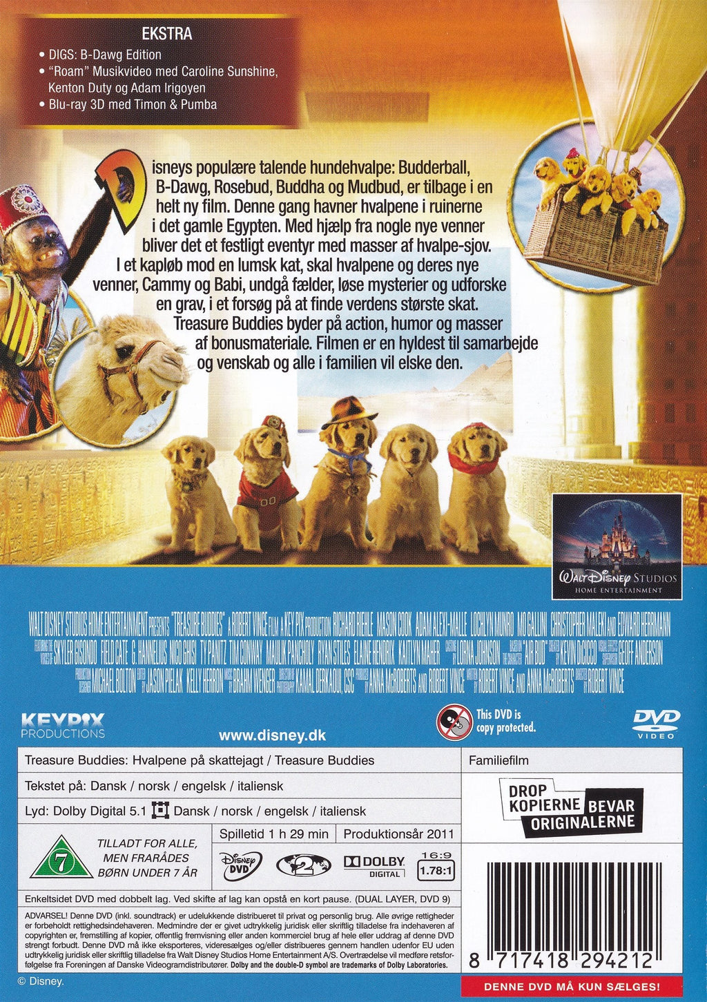 Treasure Buddies - Hvalpene På Skattejagt (DVD)