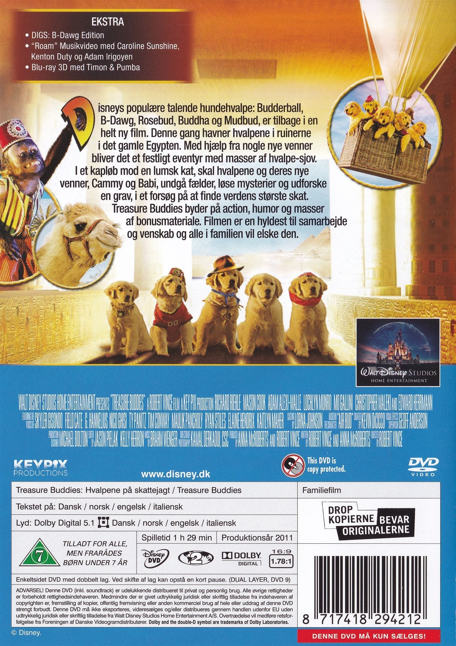 Treasure Buddies - Hvalpene På Skattejagt (DVD)