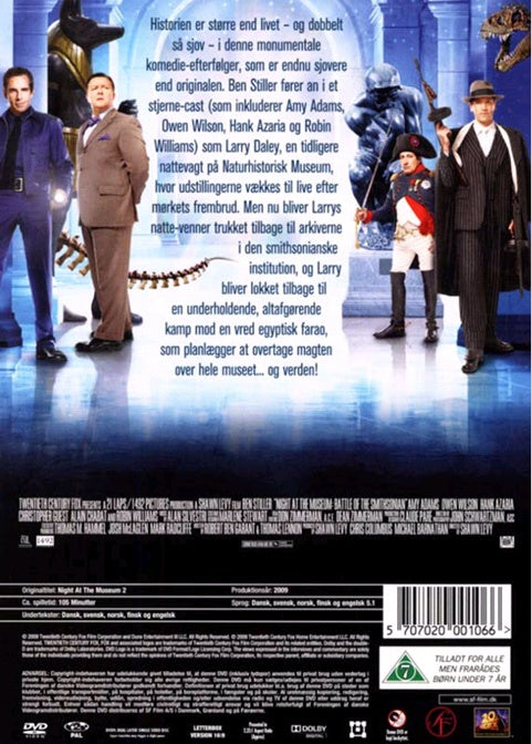 Nat på museet 2 (DVD)